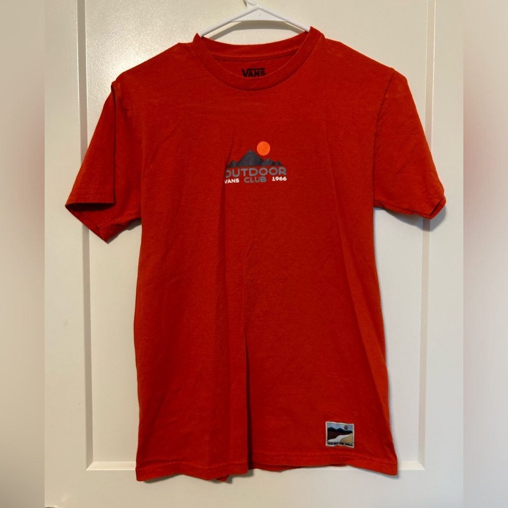 Vans Outdoor Club Classic Fit T-shirt Orange